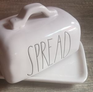 HTF 1st Generation Rae Dunn Spread Dish M Stamped